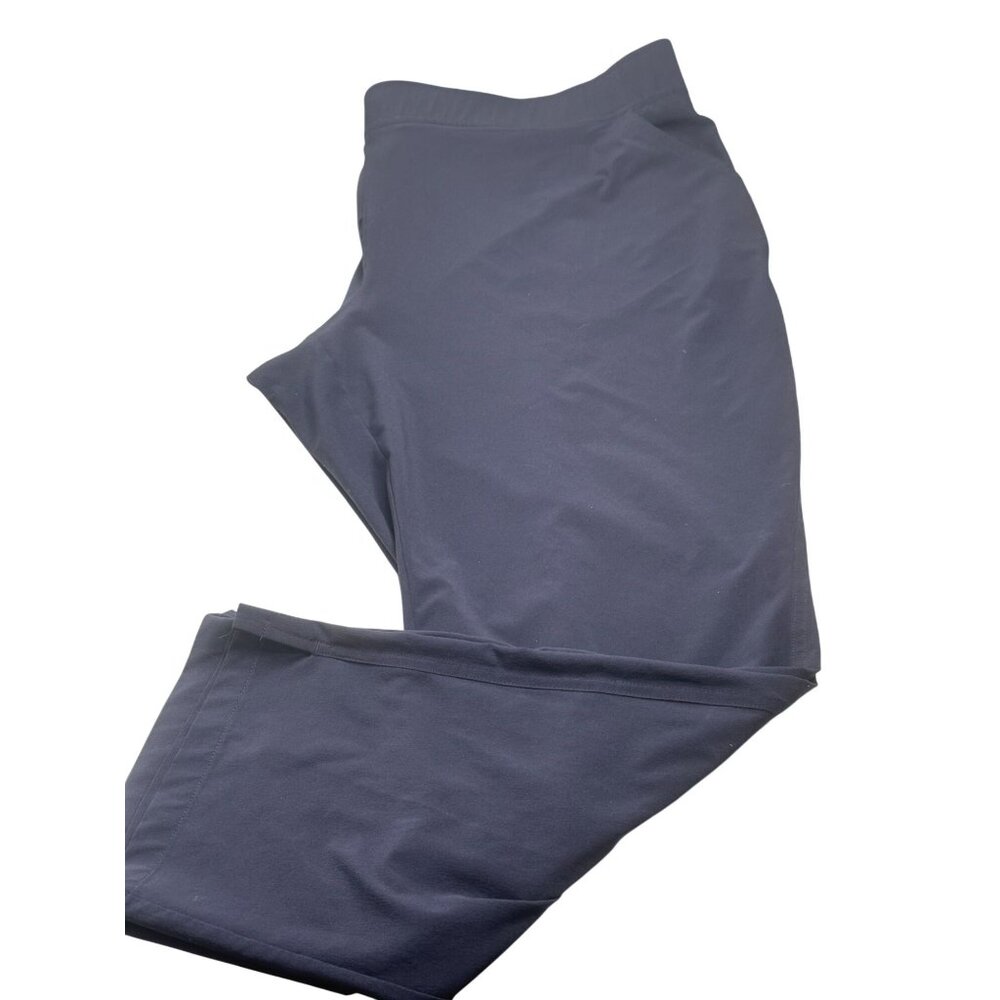 Eddie Bauer Blue Lightweight Elastic Traveler Casual Ankle Pants Size XL Woman